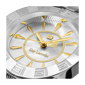 Guy Laroche Alex 3 Hands Round Dial White SWISS MADE Watch for Women - GLWLG0000122