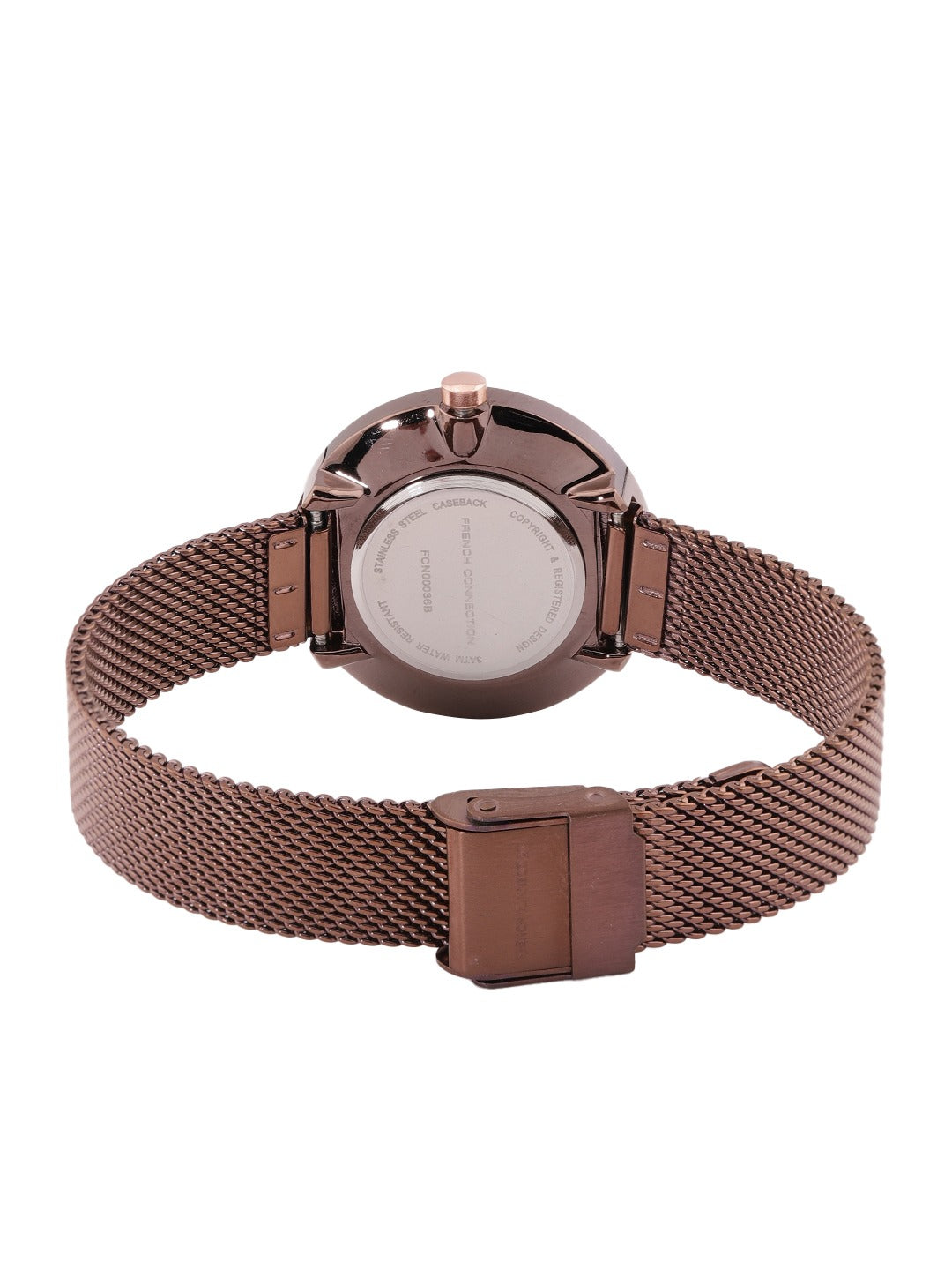 French Connection Analog Brown Dial Women's Watch-FCN00036B