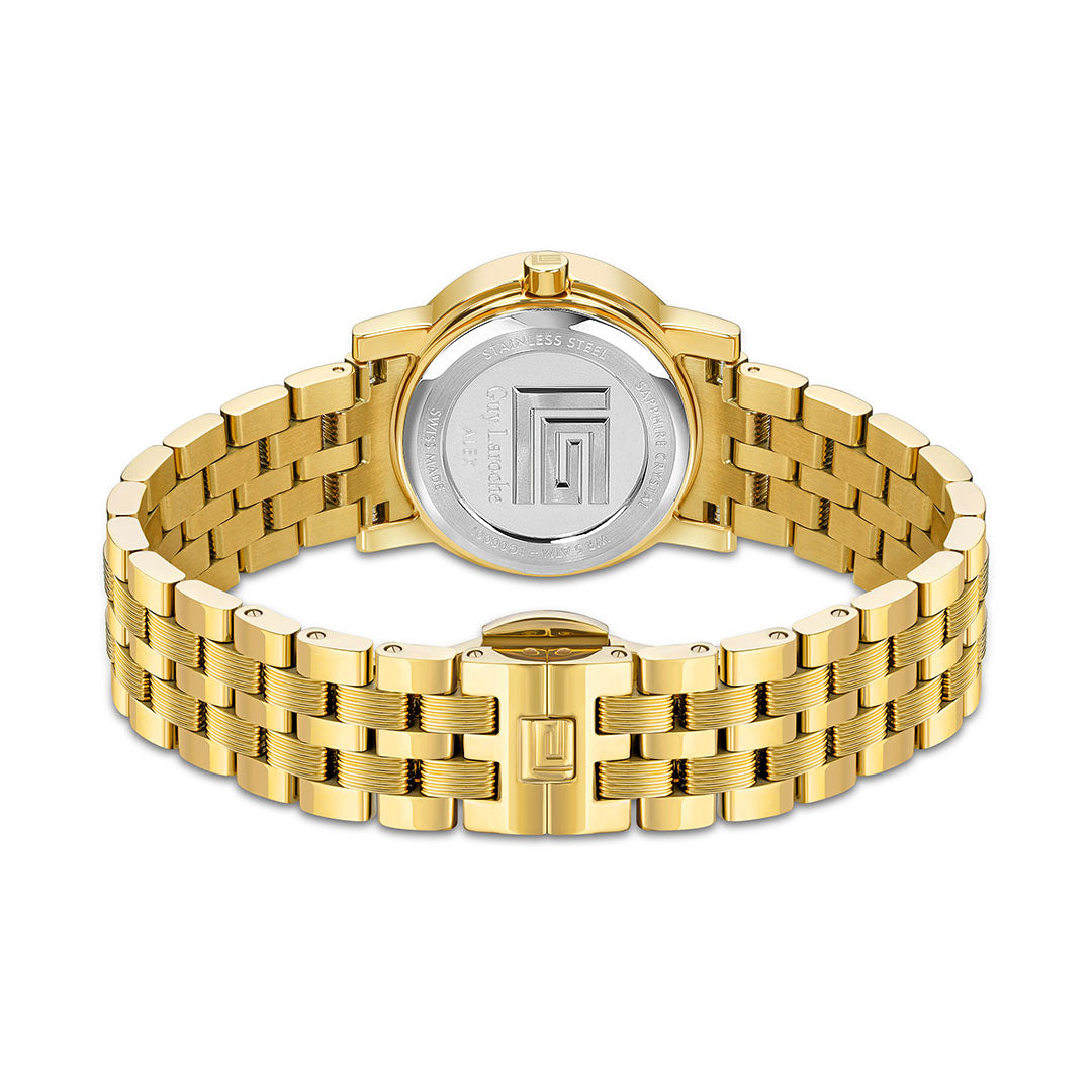 Guy Laroche Alex 3 Hands Blue Round Dial SWISS MADE Watch for Women - GLWLG0000126