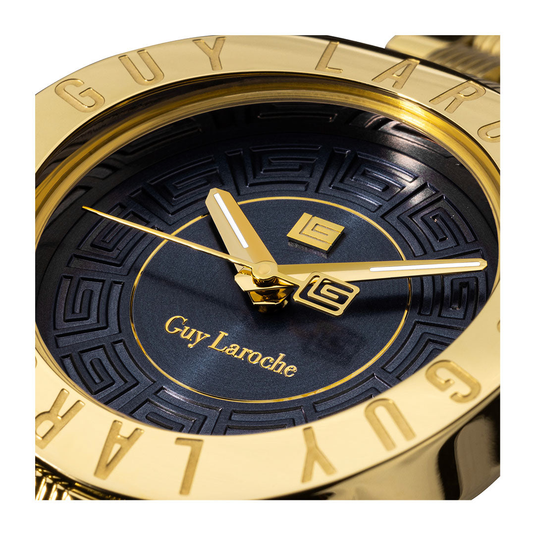 Guy Laroche Alex 3 Hands Blue Round Dial SWISS MADE Watch for Women - GLWLG0000126