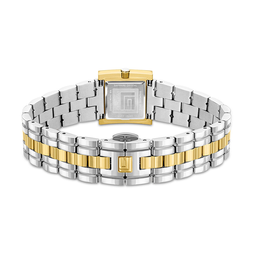 Guy Laroche Camille 2 Hands Square Green Dial  MOP SWISS MADE Watch for Women - GLWLG0000211