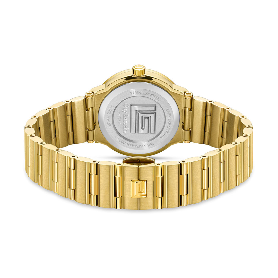 Guy Laroche Charlie 2 Hands Green Round Dial  SWISS MADE Watch for women - GLWLG0000314