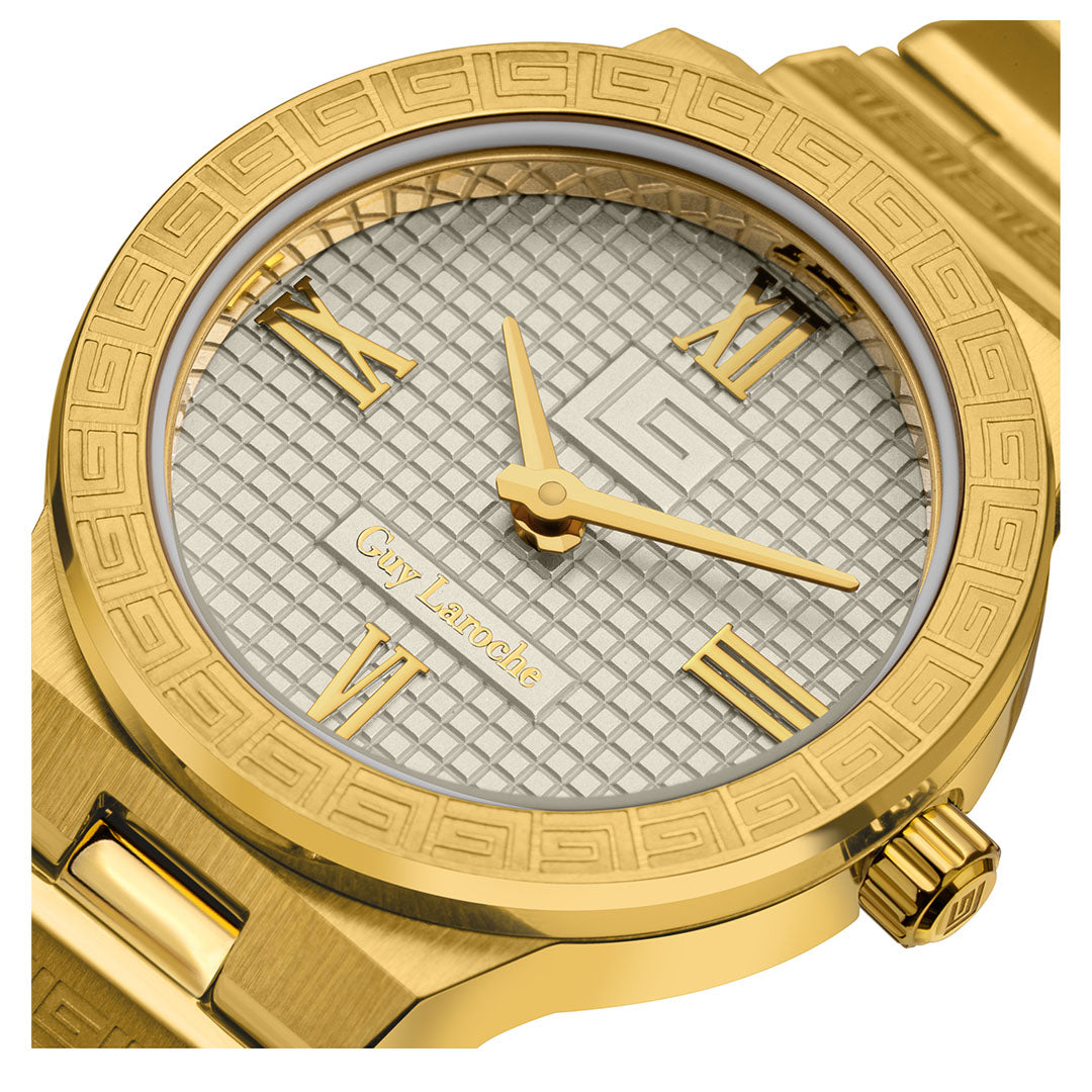 Guy Laroche Sacha 2 Hands Silver Round Dial SWISS MADE Watch for women - GLWLG0000418