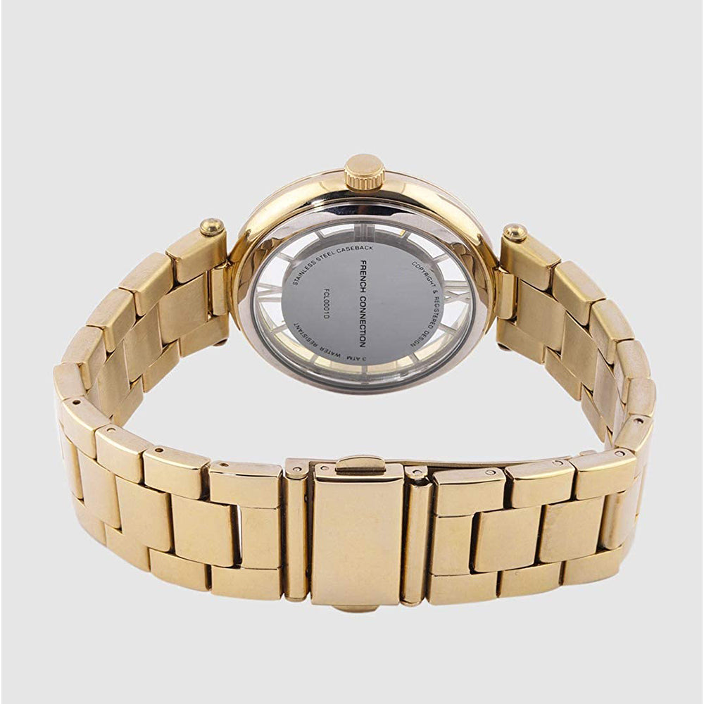 French Connection Analog Gold Dial Women's Watch-FCL0001D