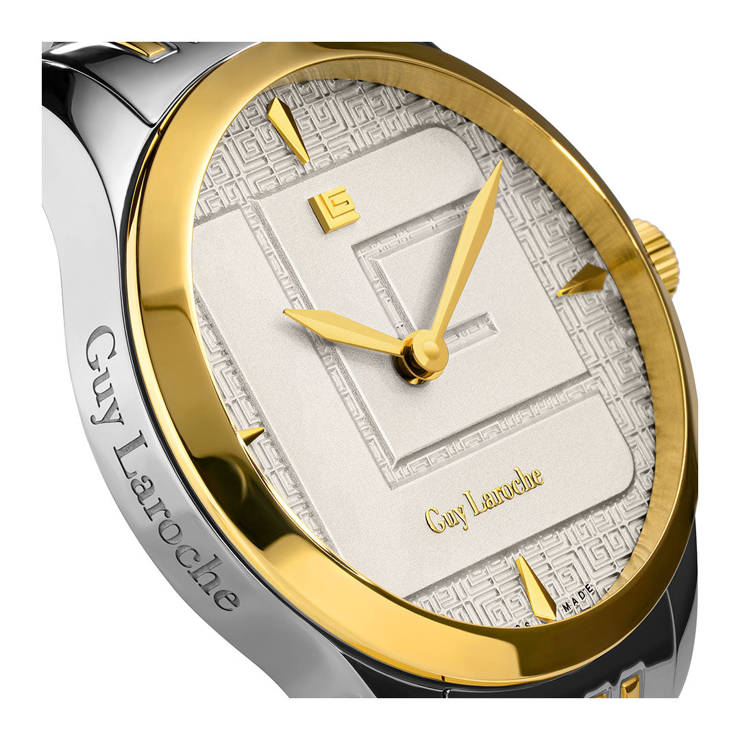 Guy Laroche Maxime 2 Hands White Round Dial  SWISS MADE Watch for women - GLWLG0001205