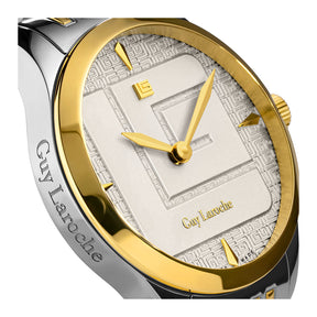 Guy Laroche Maxime 2 Hands White Round Dial  SWISS MADE Watch for women - GLWLG0001205