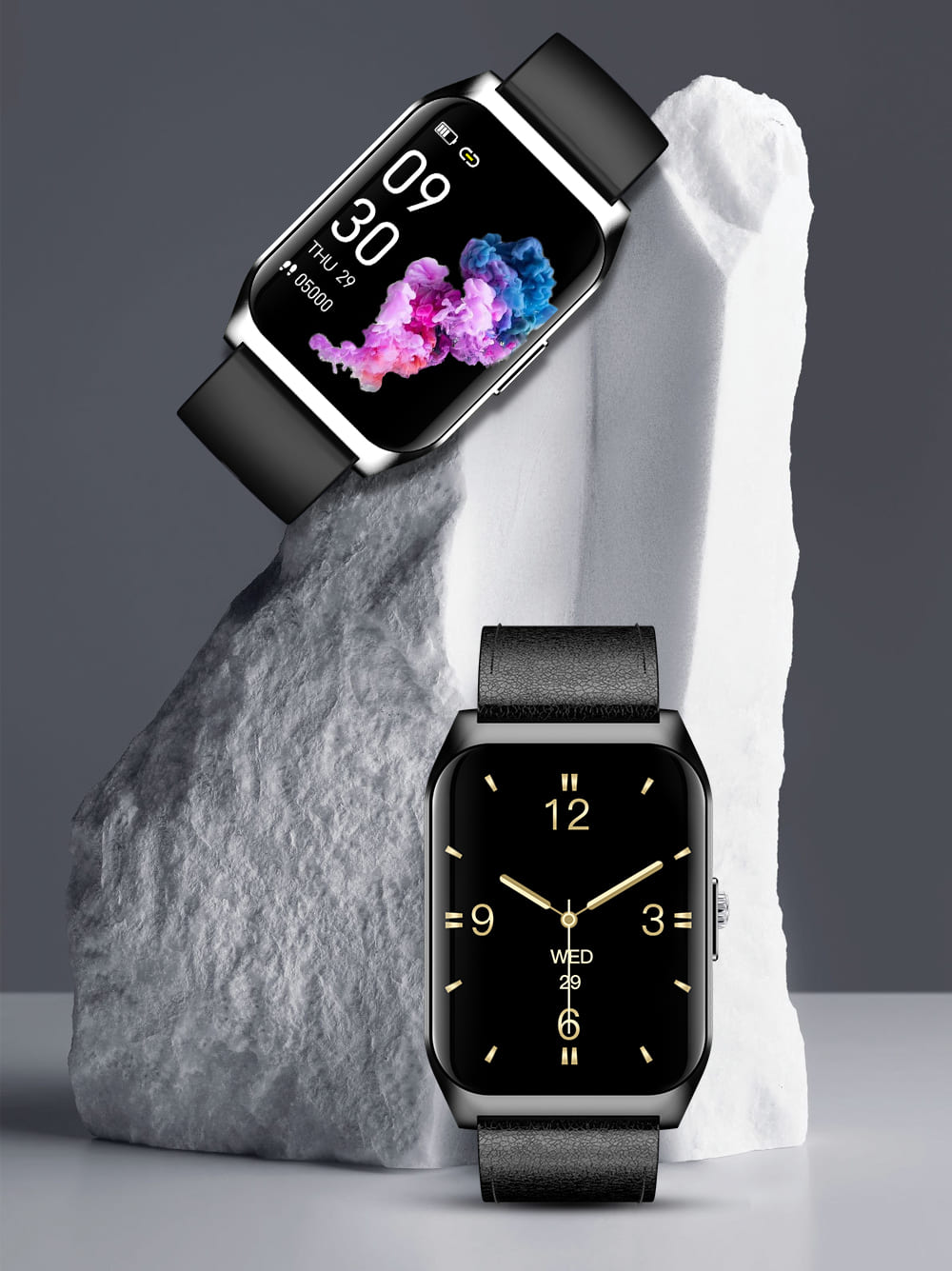 French Connection Black Men's Smart watch E17-B SmartMan