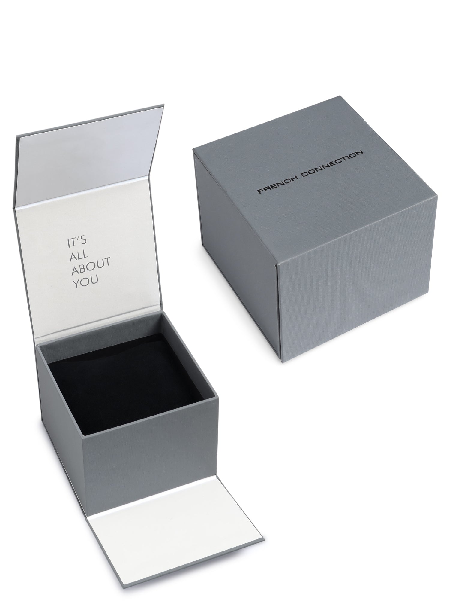 French Connection Analogue Grey Dial Men's Watch -FCN091GNM