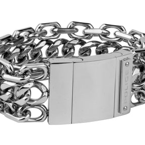 POLICE Pulsera Chainmail PEJGB2112602 hombre acero