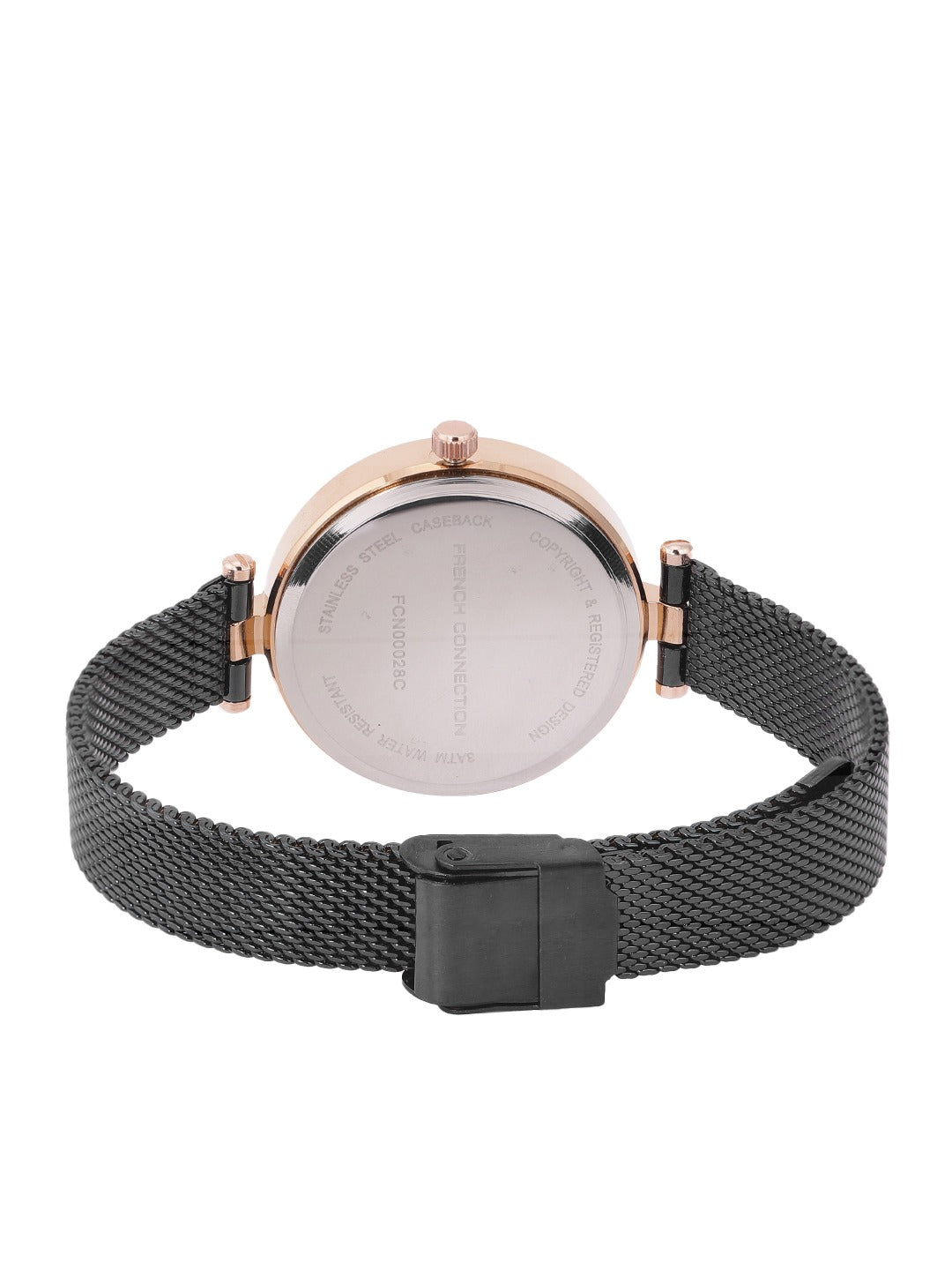 French Connection FCN00030B Cherie Black Dial Women's Analog Watch