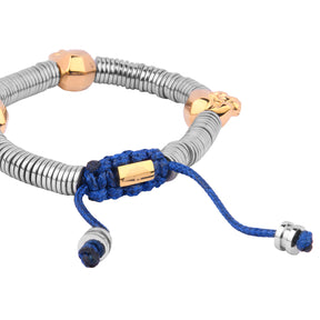 Police Silver Bracelet for Men - PJ.26553BSSG/02