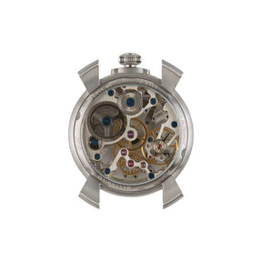 GaGà Milano Watch Manual Winding Mechanical 44mm Skeleton Dial Swiss Made watch for Unisex - 4310SK01S0STST0