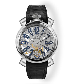 GaGà Milano Watch Manual Winding Mechanical 44mm  Swiss Made watch for Unisex - 4310SK01S0YLBK0