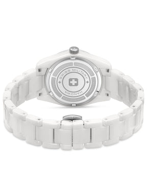 Swiss Military Hanowa SMWLG0005101 White Mother of Pearl Dial White Ceramic WoMen's Watch