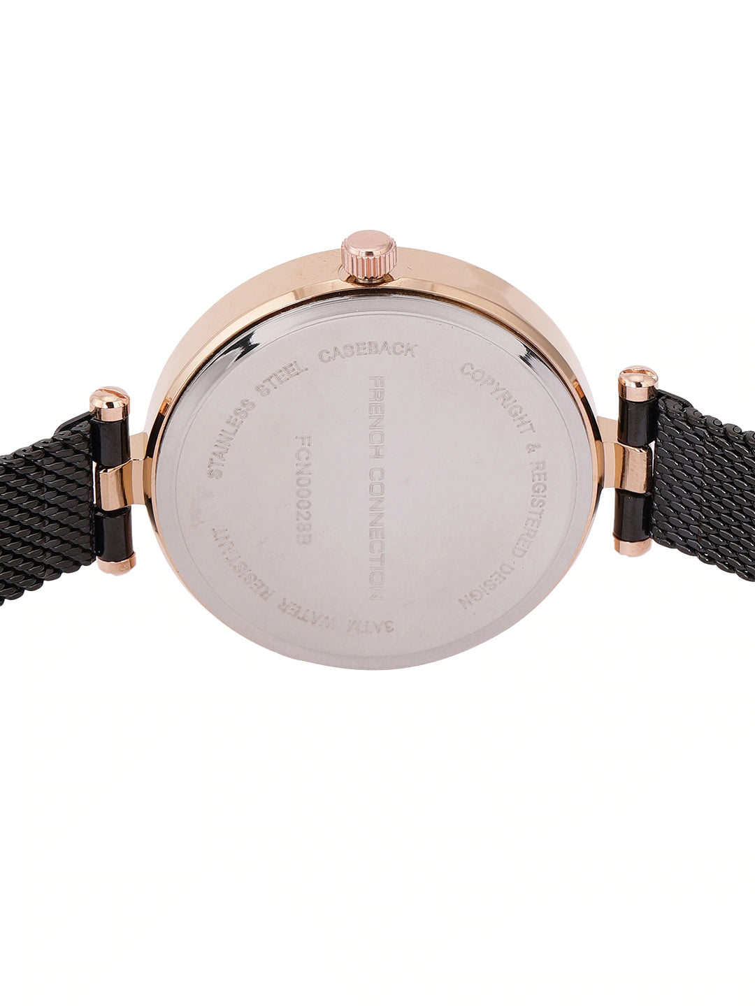 French Connection Analog Black Dial Womens Watch-FCN00028B