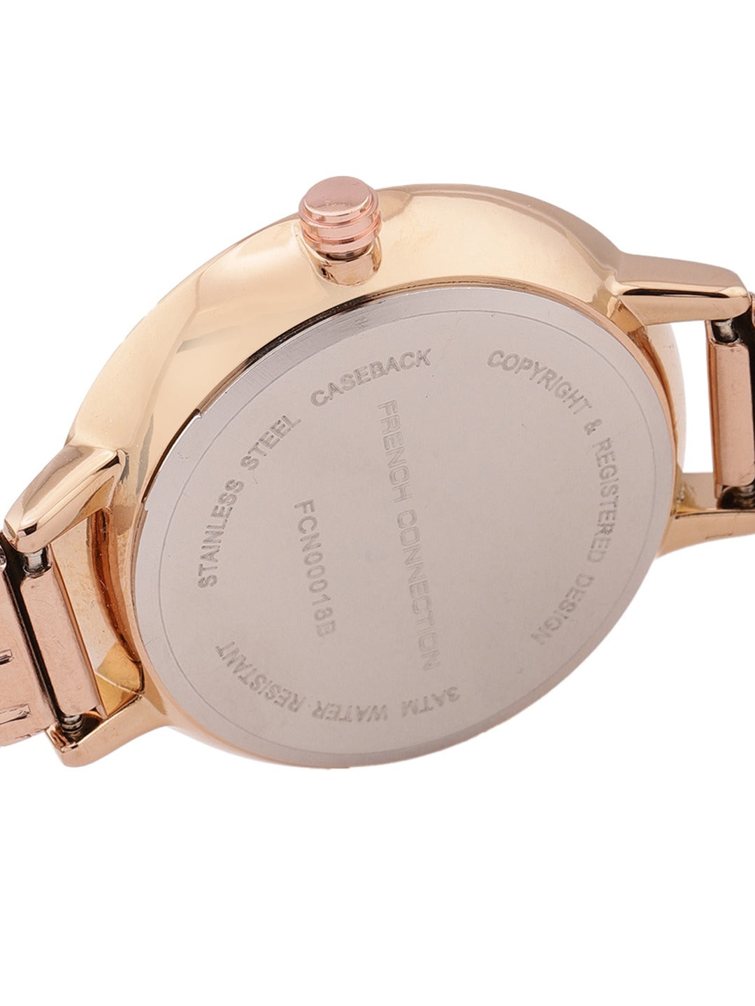French Connection Analog Rose Gold Dial Women's Watch-FCN00018A