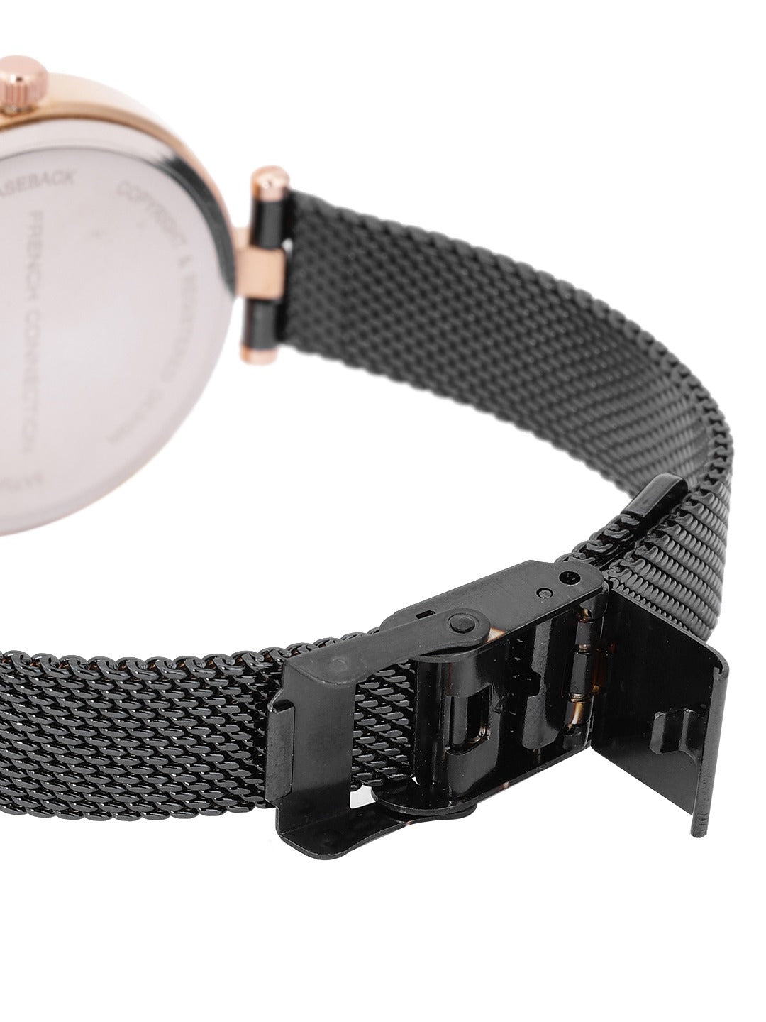 French Connection FCN00030B Cherie Black Dial Women's Analog Watch
