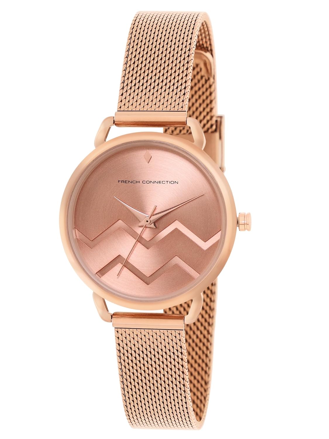 French Connection Rose Gold Dial with Rose Gold Strap Womens Analog Watch | FCN00088H