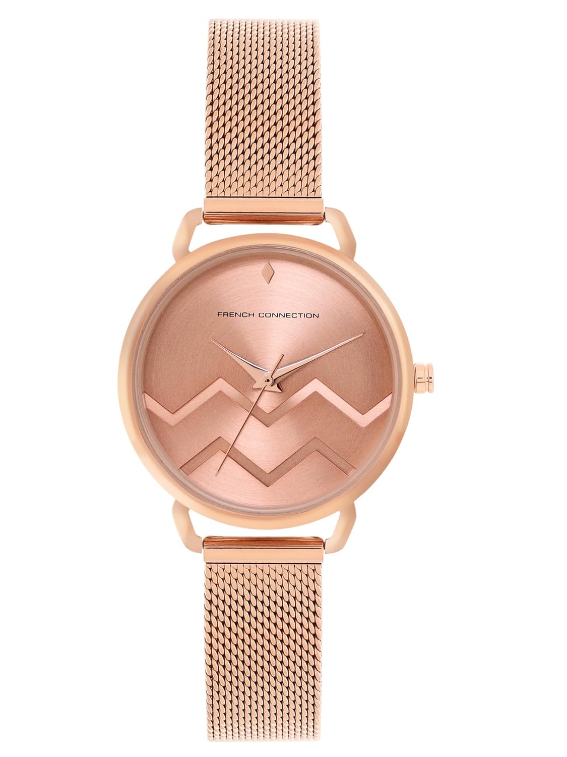 French Connection Rose Gold Dial with Rose Gold Strap Womens Analog Watch | FCN00088H