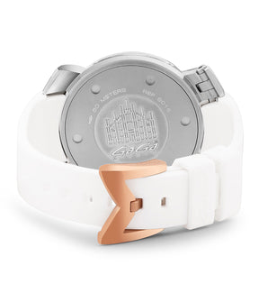 GaGà Milano Chronograph Watch White Dial Rose Gold Index watch for Unisex Analog Watch - For Men & Women 8016CR01S0SYWH0