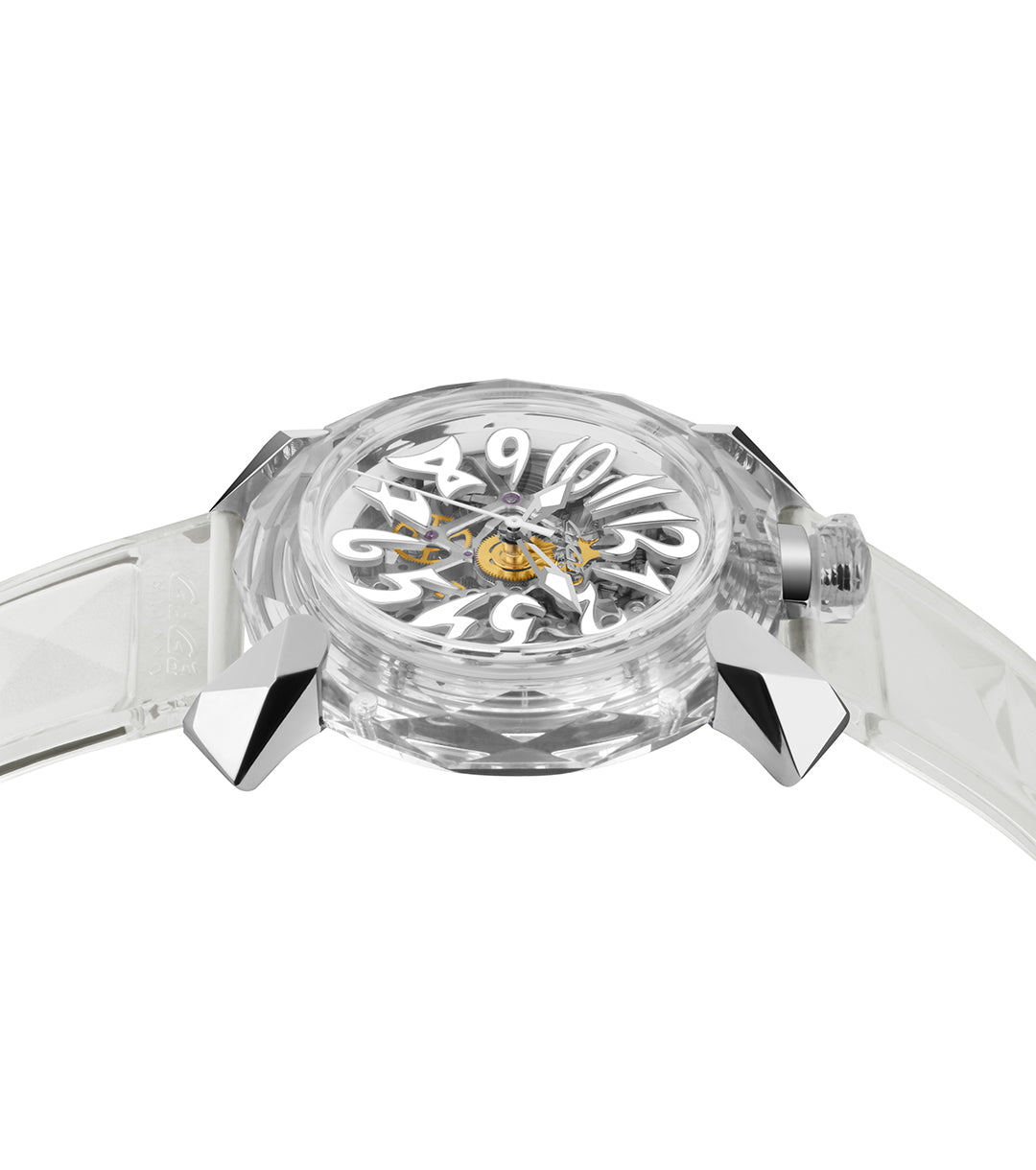 GaGà Milano Automatic Watch Crystal 46mm Skeleton -8060CY01SGSR000 watch for Unisex