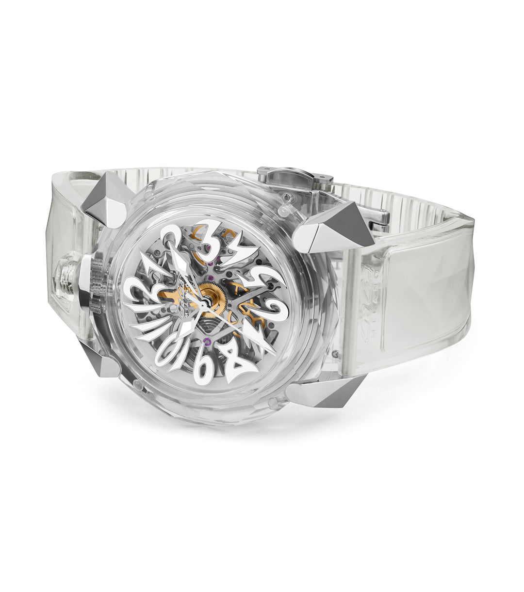GaGà Milano Automatic Watch Crystal 46mm Skeleton -8060CY01SGSR000 watch for Unisex