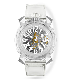 GaGà Milano Automatic Watch Crystal 46mm Skeleton -8060CY01SGSR000 watch for Unisex