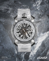 GaGà Milano Automatic Watch Crystal 46mm Skeleton -8060CY01SGSR000 watch for Unisex