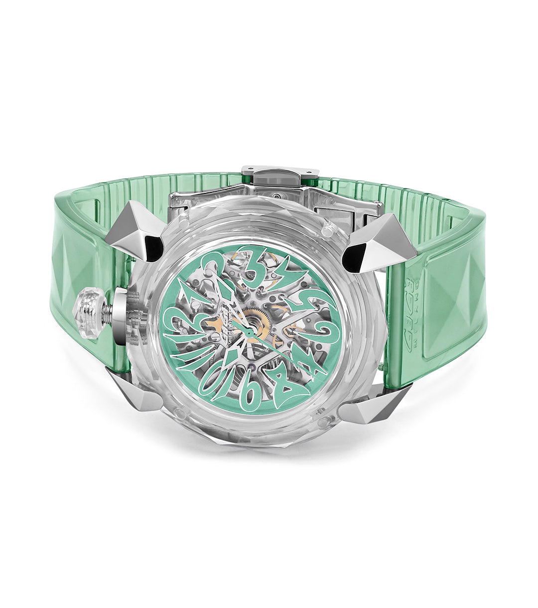 GaGà Milano Automatic Watch Crystal 46mm Skeleton -8060CY02SGSRTF0 watch for Unisex