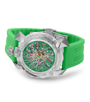GaGà Milano Automatic Watch Green Dial Crystal 45mm Skeleton -8060CY04SGSYGR0 watch for Unisex