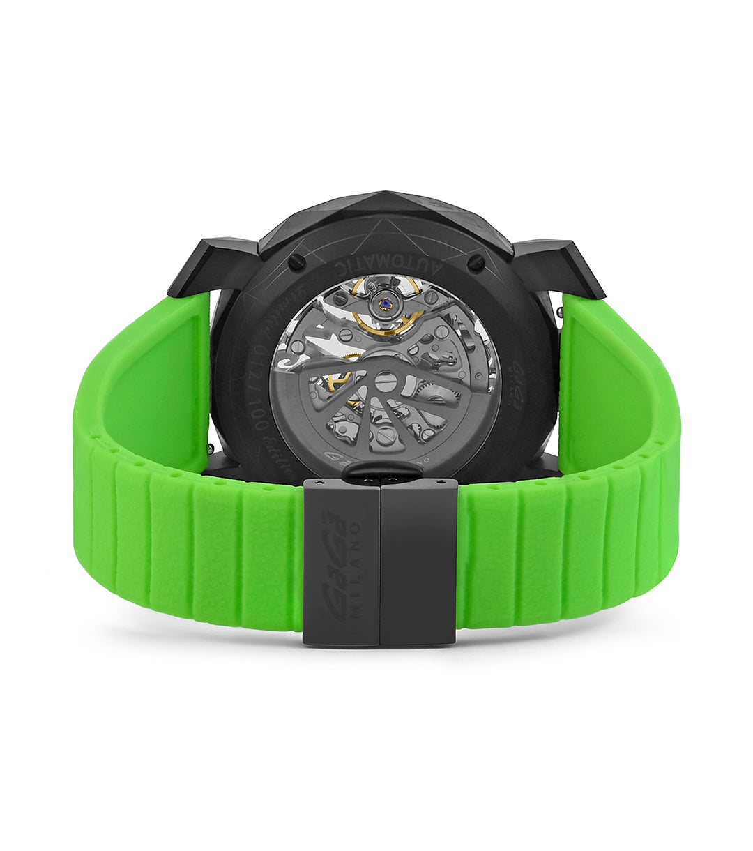 GaGà Milano Automatic Watch Black Dial Forged Carbon Case 46mm - 8560CY01C0SYAG0 watch for Unisex
