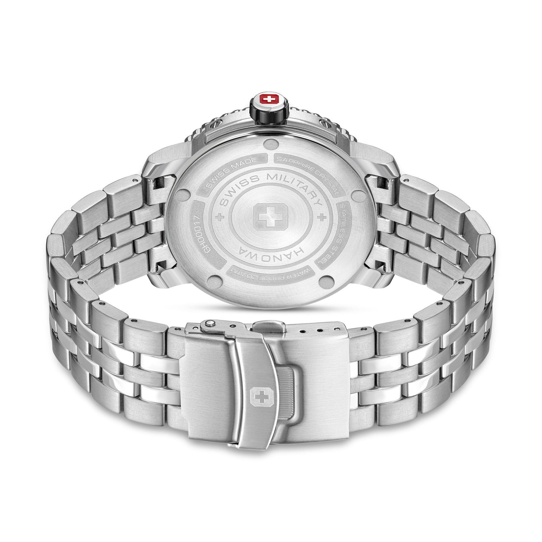 SWISS MILITARY HANOWA BLACK MARLIN BLACK ROUND DIAL ANALOG WATCH FOR Men's SMWGH0001702