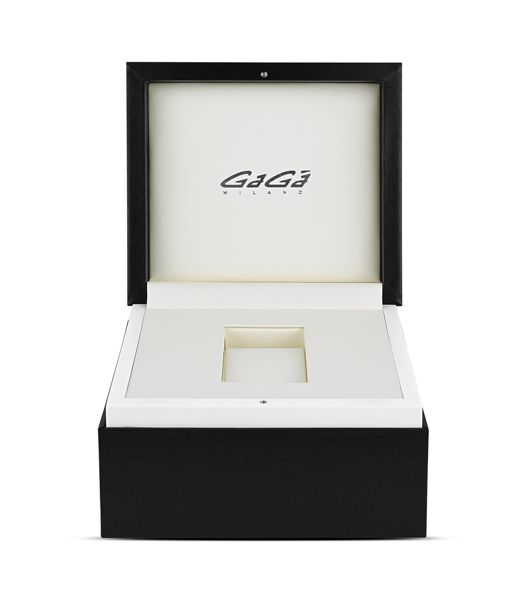 Gagà Milano Automatic Watch Tiffany Blue Dial Crystal 46mm