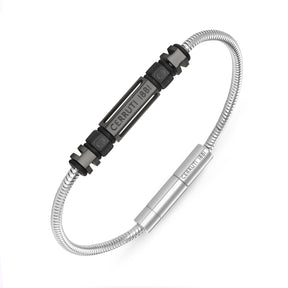 Cerruti 1881 Men's Classic Grey Bracelet- CIAGB0006701