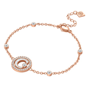 Cerruti 1881 Mop Rose Gold Marque Bracelet For Women - CIJLB0007302