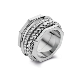 Cerruti 1881 Women Silver EMMA Ring- CIJLF0004504