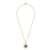 Cerruti 1881 Women Crystals Blue CIRCULO Necklace- CIJLN0005303