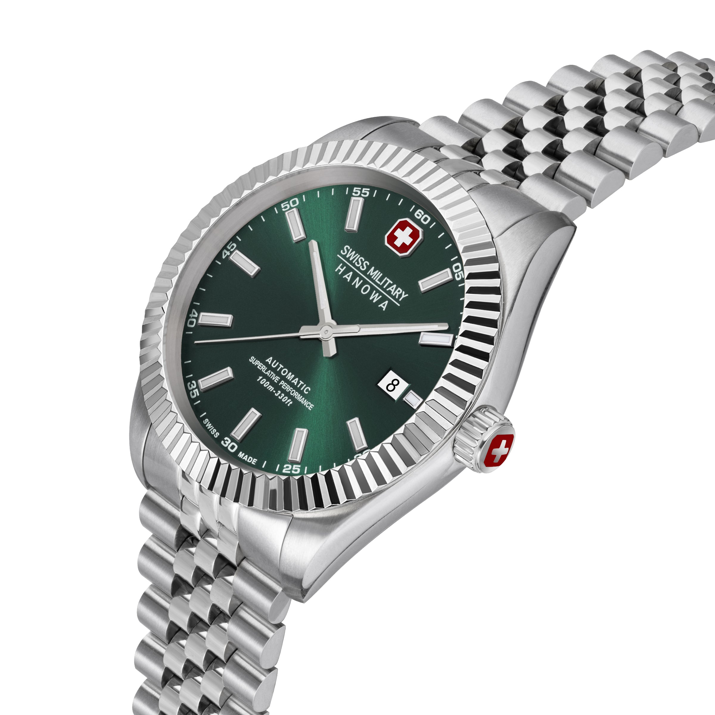 SWISS MILITARY HANOWA DILIGENTER OLIVE ROUND DIAL ANALOG WATCH FOR Men's SMWGL0002103
