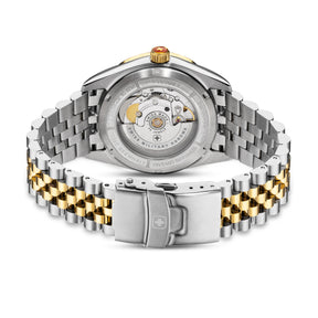 SWISS MILITARY HANOWA DILIGENTER GREY ROUND DIAL AUTOMATIC WATCH FOR Men's SMWGL0002160