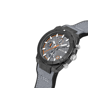 Ducati Chronograph Quartz Watch With Grey Leather Strap