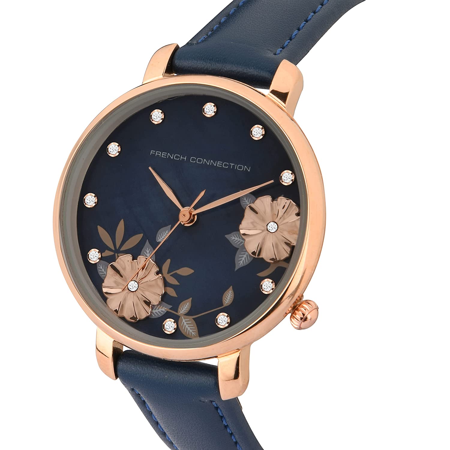 French Connection Analog Blue Dial Women's Watch-FC21U