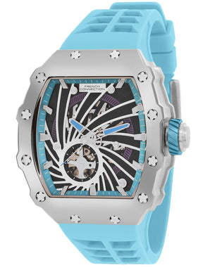 French connection Quadra Rex Blue Tonneau Mens Automatic Watch FCA08U