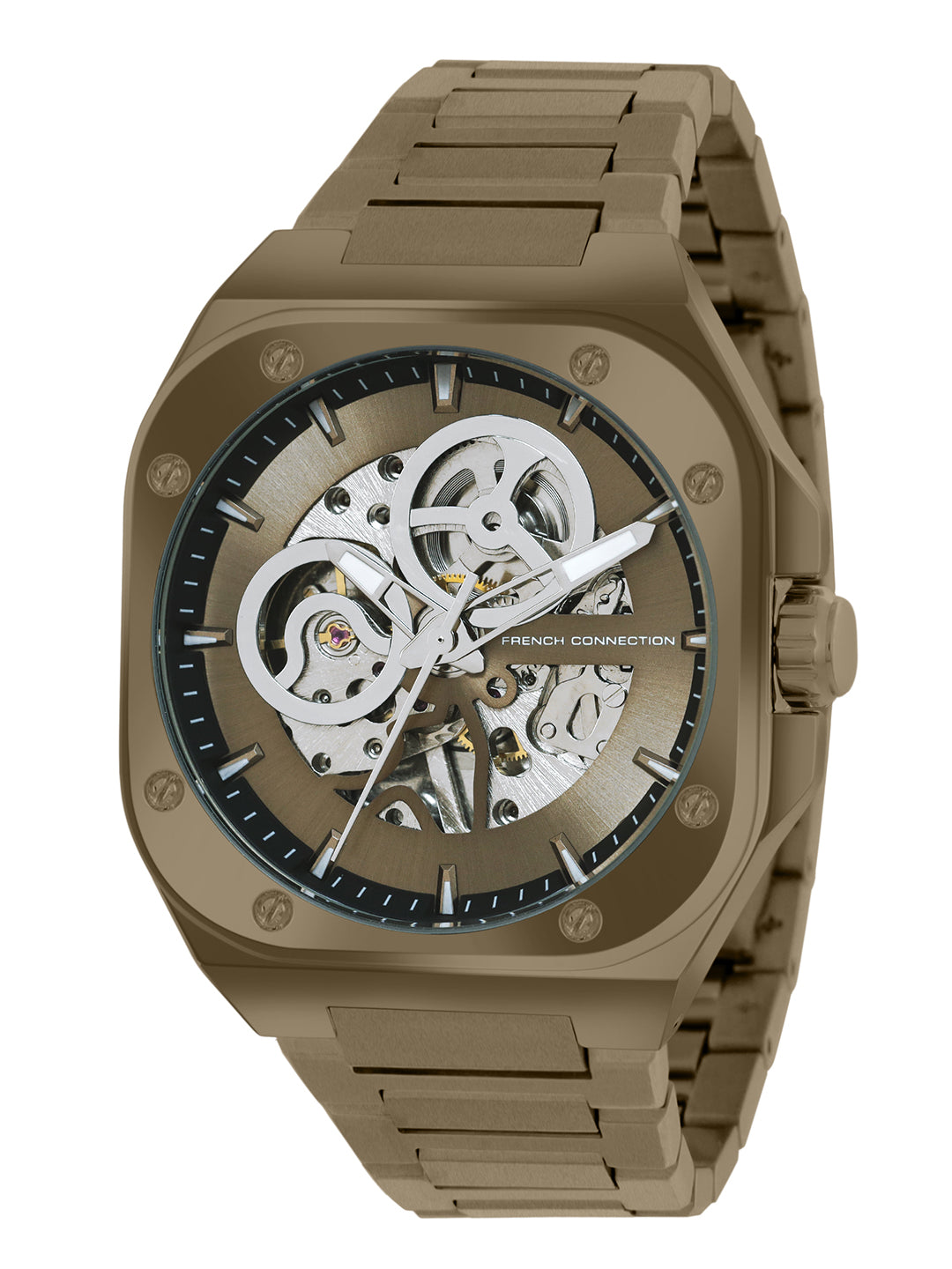 French Connection Automatic Silver Dial Men's Watch - FCA14KHM