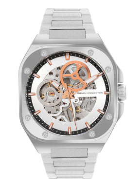 French Connection Automatic Silver Dial Men's Watch - FCA14SM