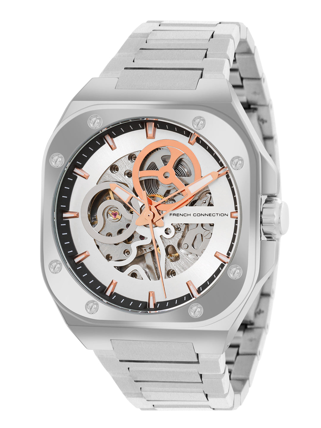 French Connection Automatic Silver Dial Men's Watch - FCA14SM