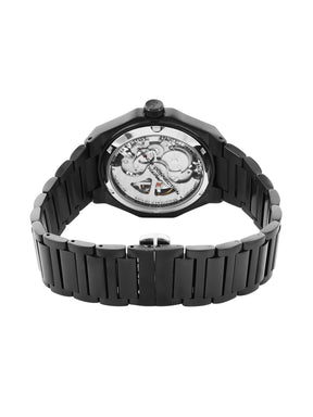 French Connection See Through Black Round Dial With Black Stainless Steel Strap Automatic  Watch - For Mens FCA17BM