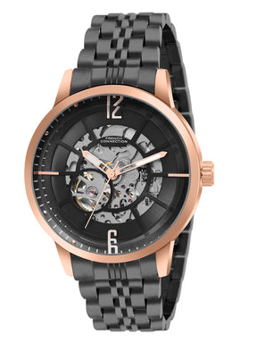 French Connection Men Automatic Black Dial Watch-FCA20BBM