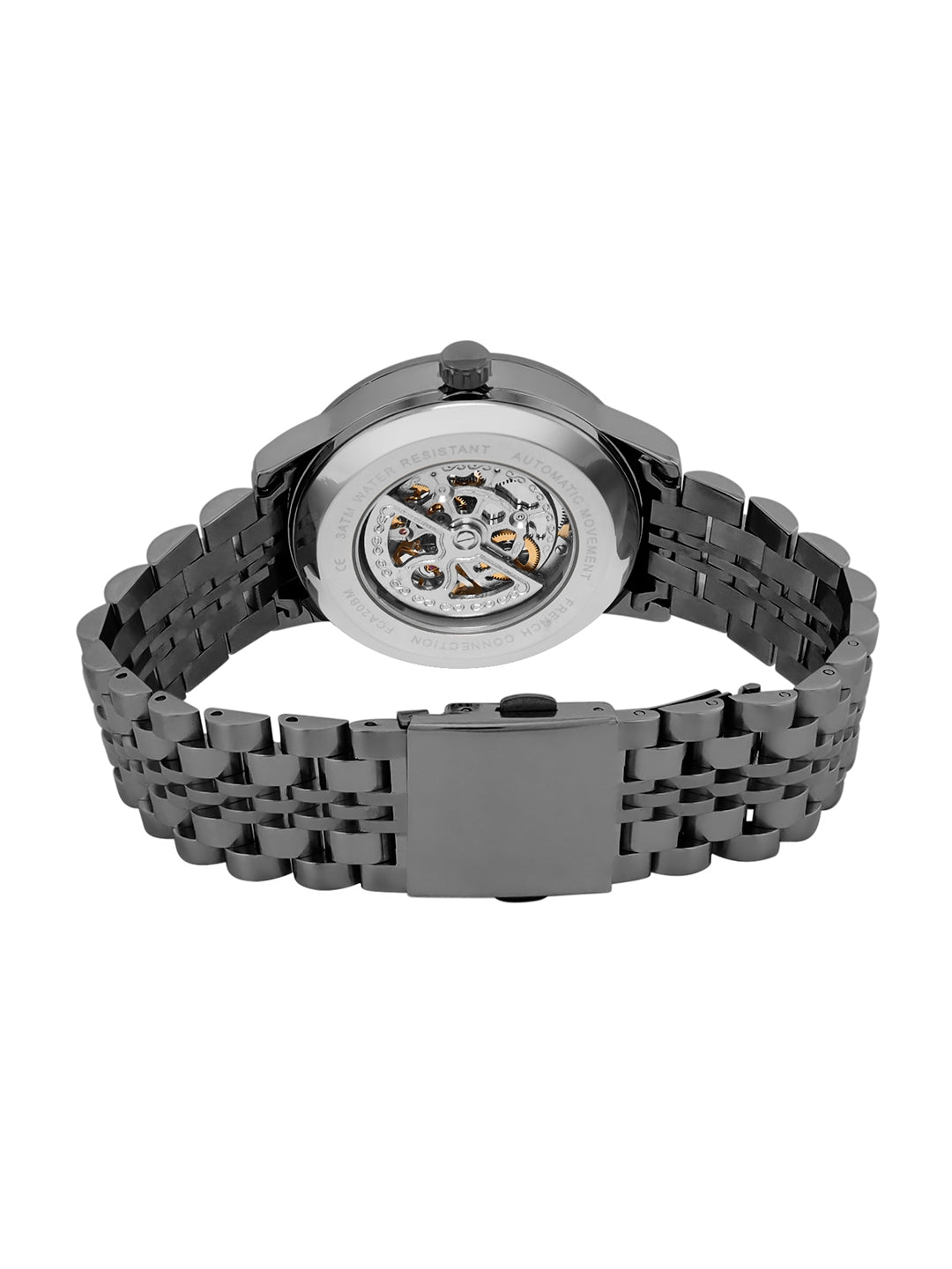 French Connection Men Automatic Burgundy Dial Watch-FCA20BM