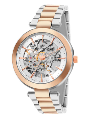 MODERN Round Dial Automatic Motion Powered Analogue Watch | See Through Dial | Automatic Watch for Women's