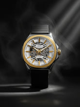 French Connection See Through Silver Round Dial With Black Silicone Strap Automatic Watch - For Mens FCA23BL